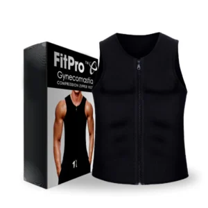 FitPro™ Gynecomastia Compression Zipper Vest