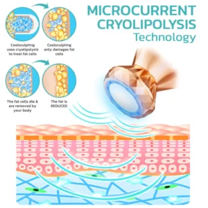 GFOUK™ Mikrostrom Kryolipolyse Mini-Massagegerät