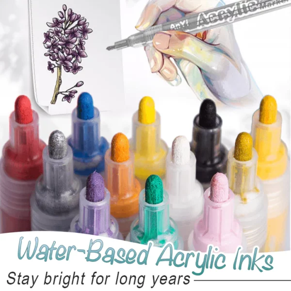 High Pigmented Acrylic Paint Markers - Image 4