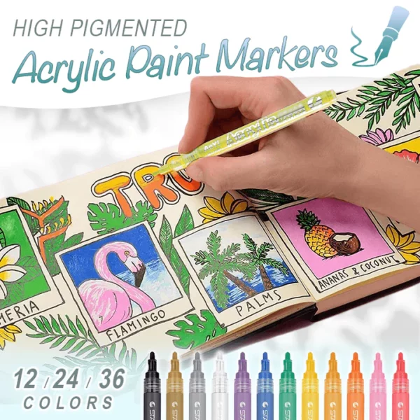 High Pigmented Acrylic Paint Markers - Image 6