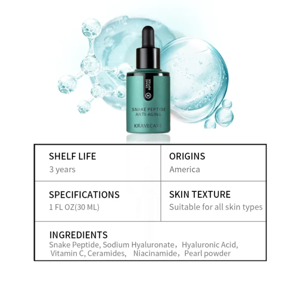 KraveCare™ Snake Peptide Face Firming Anti-Aging Essence