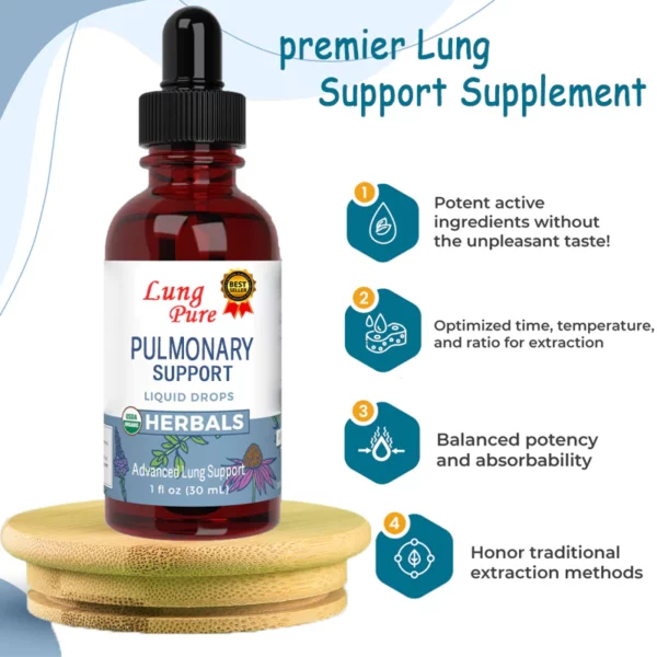 LungPure® PRO Dendrobium & Mullein Extract – Powerful Lung Support & Cleanse & Respiratory - Image 3