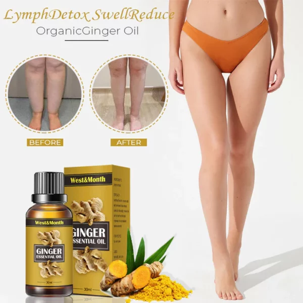 LymphDetox SwellReduce OrganicGinger Oil