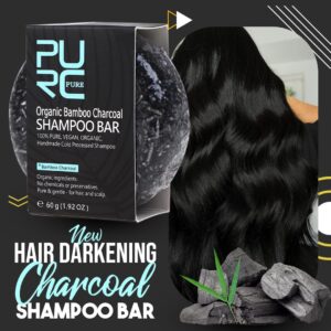 MidnightMane™ Hair Darkening Charcoal Shampoo Bar