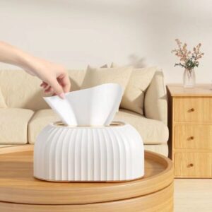 Nordic Striped Tissue Box Holder