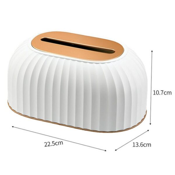 Nordic Striped Tissue Box Holder