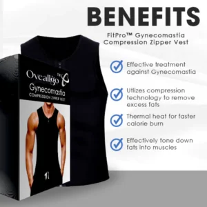 Oveallgo™ Gynecomastia Compression Zipper Vest