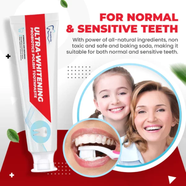 ProbiSmile™Ultra-Whitening Probiotics Polish Toothpaste