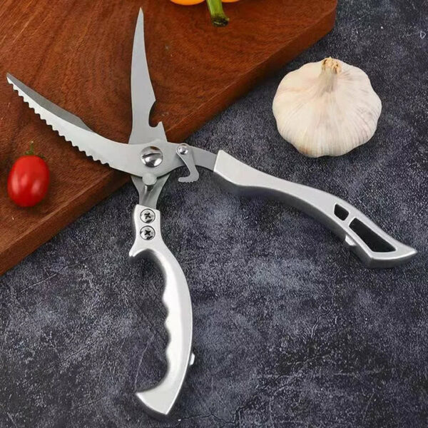 Stainless Steel Bone-Cut Kitchen Scissors