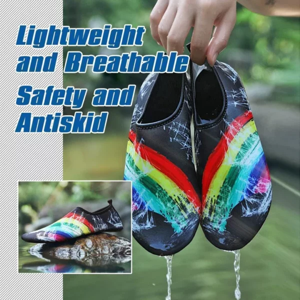 Womens and Mens Water Shoes Barefoot Quick-Dry Aqua Socks - Image 2