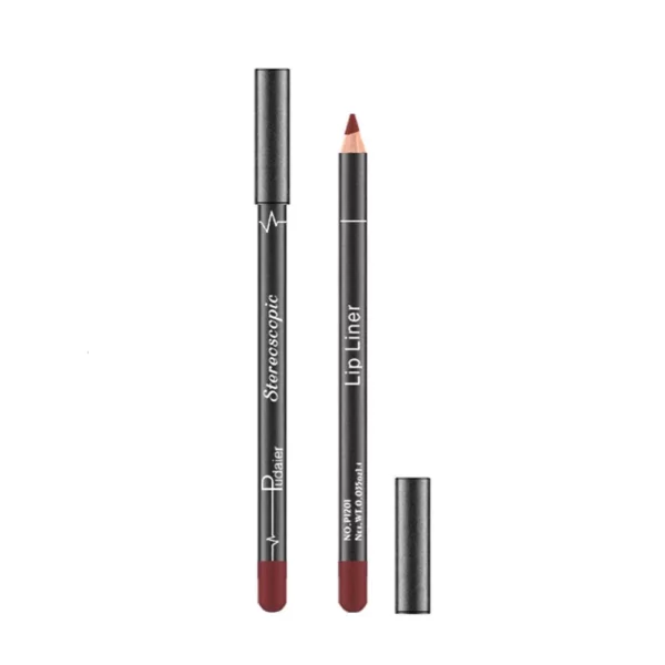 12 Colors Lip Liner Pencil Waterproof Non-Marking - Image 6