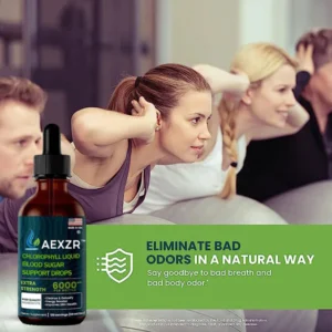 AEXZR™ Chlorophyll Liquid Natural Detox & Blood Sugar Support Drops