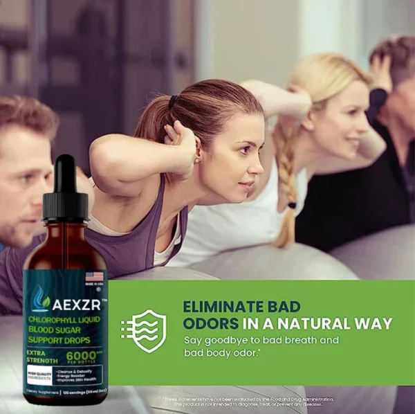 AEXZR™ Chlorophyll Liquid Natural Detox & Blood Sugar Support Drops