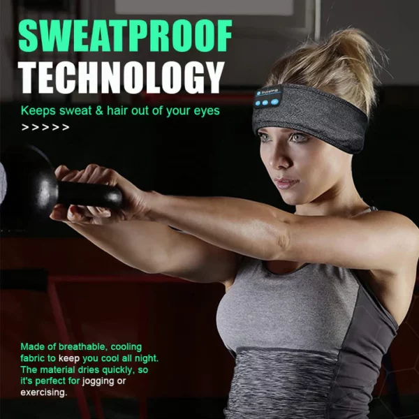 Bluetooth Sports Sleep Bandana - Image 4