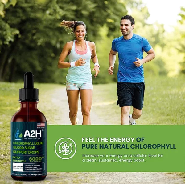 Chlorophyll Liquid Natural Detox & Blood Sugar Support Drops - Image 4