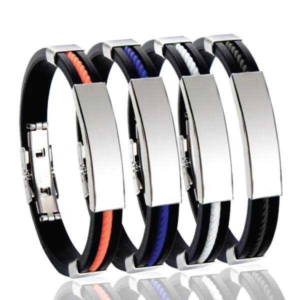 EELHOE™ Apus Ion Therapeutic Lympunclog Titanium Wristband - Image 10