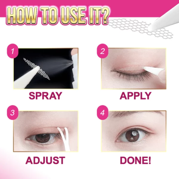 Glue-Free Invisible Eyelid Tape