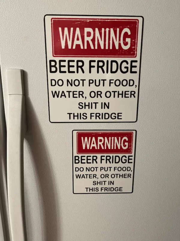 Hilarious Beer Fridge Magnet