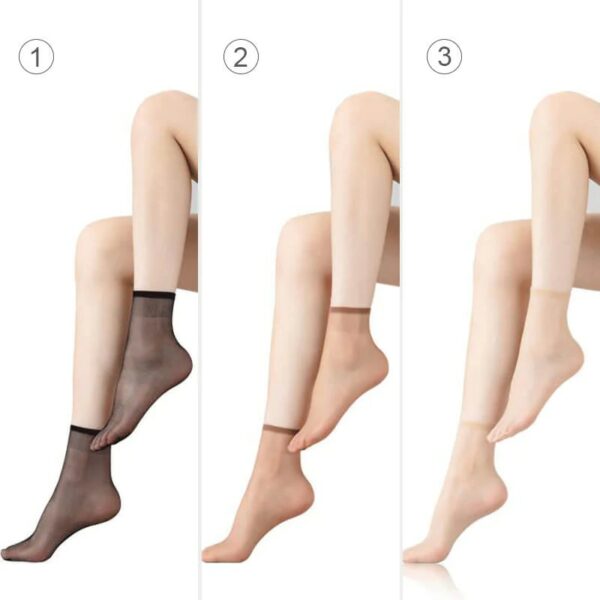 Invisible Slip-Resistant Crystal Silk Socks - Image 2