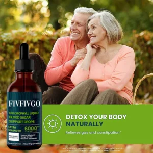 Juenow™ Chlorophyll Liquid Natural Detox and Blood Sugar Support Drops