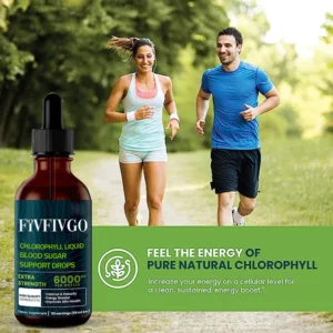 Juenow™ Chlorophyll Liquid Natural Detox and Blood Sugar Support Drops