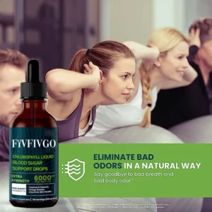 Juenow™ Chlorophyll Liquid Natural Detox and Blood Sugar Support Drops