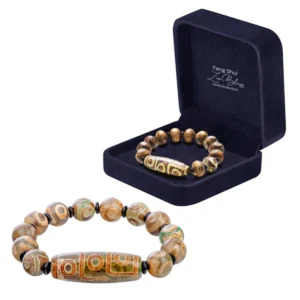 Maya Treasure Dzi Beads Feng Shui Bracelet