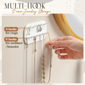 Mini Wall Mounted Jewelry Storage Rack