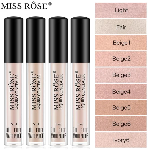 Miss Rose Oil-Free Waterproof Liquid Concealer - Image 2