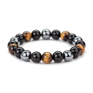 Triple Hematite Magnetisch Therapy Bracelet