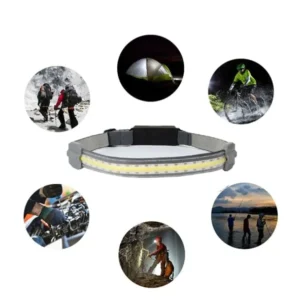 USB 220° Wide Beam LED Headlamp