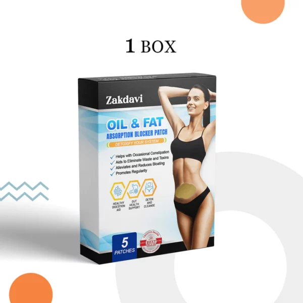 Zakdavi Oil and Fat Absorption Blocker Pre-Meal Patch