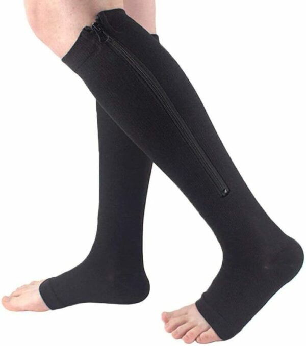 Zipper Compression Socks - Image 2