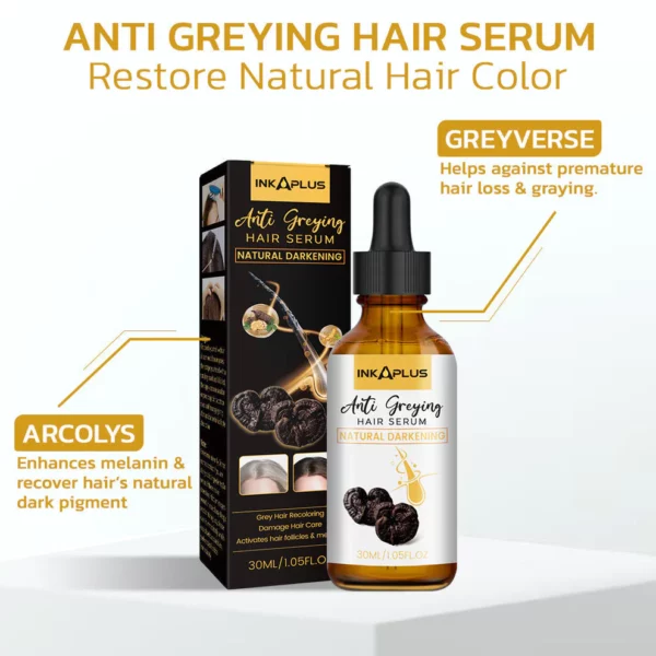 flysmus™ INKAPLUS serum against gray hair - Image 2