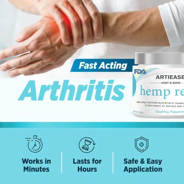 ARTIEASE™ Hemp Pain Relief Gel - Image 4