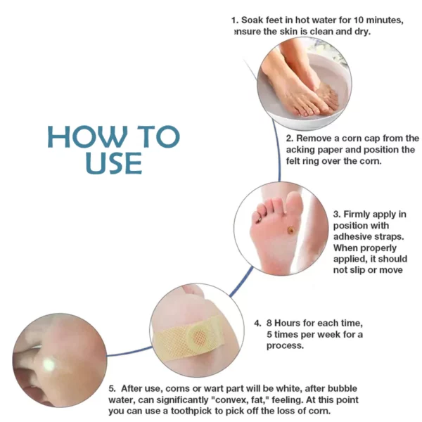 ATTDX FootCorn CallusesRemoval Plaster - Image 8