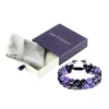 CC™Metaphy DoubleAmethyst Beaded Bracelet