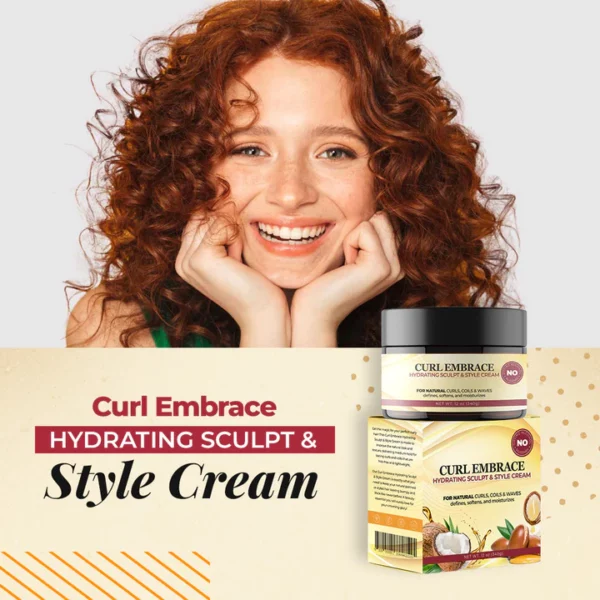 Curl Embrace Hydrating Sculpt & Style Cream - Image 2