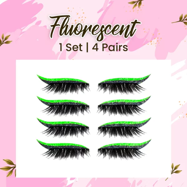 Glitter Eyeliner False Eyelashes Reusable Sticker - Image 7