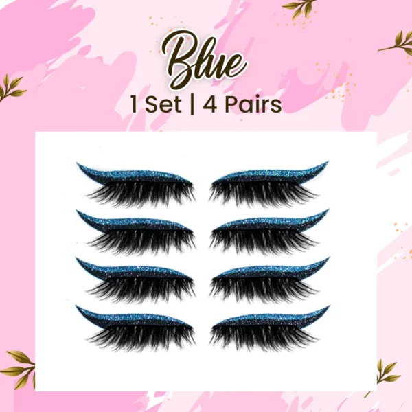 Glitter Eyeliner False Eyelashes Reusable Sticker - Image 10