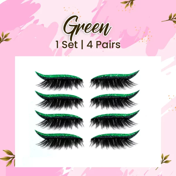 Glitter Eyeliner False Eyelashes Reusable Sticker - Image 9