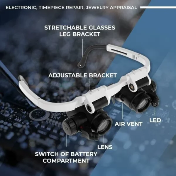 LED Glasses Magnifier - Image 2