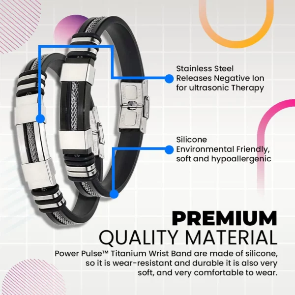 Power Pulse™ Titanium Wrist Band - Image 3