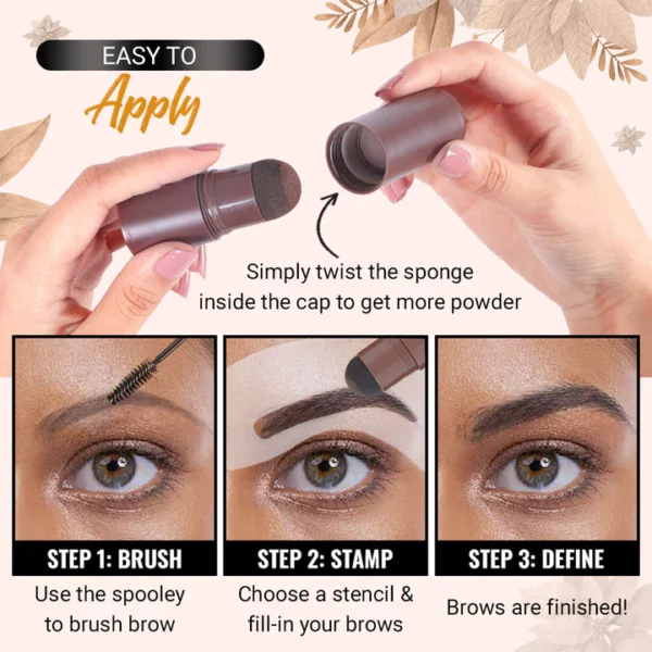 Professional One Step Eyebrow Stamp Shaping Set - Image 5