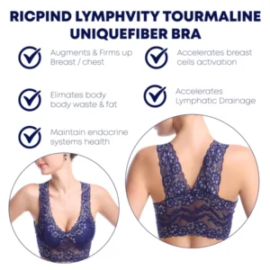 Ricpind Lymphvity Tourmaline UniqueFiber Bra