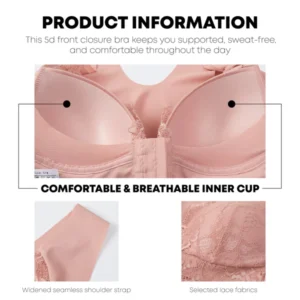 Ricpind Tourmaline LymphDetox FrontClosure Bra