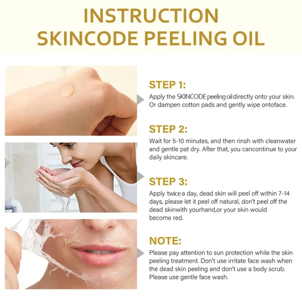 SKINCODE™ 30 Days Anti-Wrinkle Exfoliate Peeling Oil