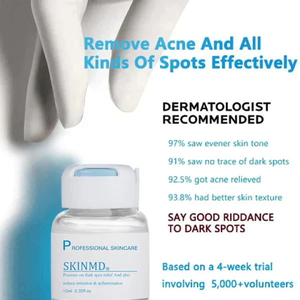 SKINDM® Dark Spot And Acne Treatment Unisex Liquid - Image 4