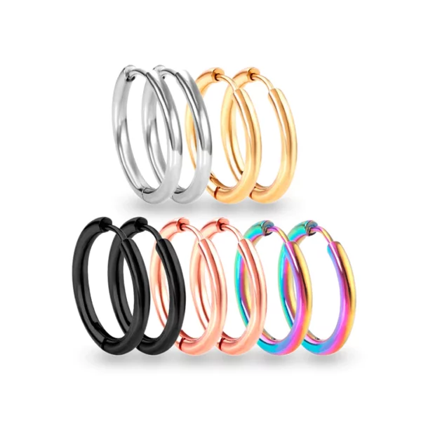 Small Hoop Earrings - Image 10