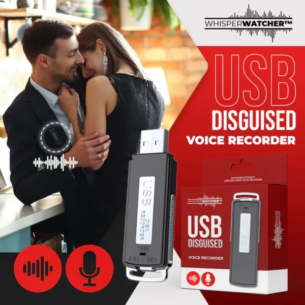 WhisperWatcher™ USB Disguised Voice Recorder - Image 2